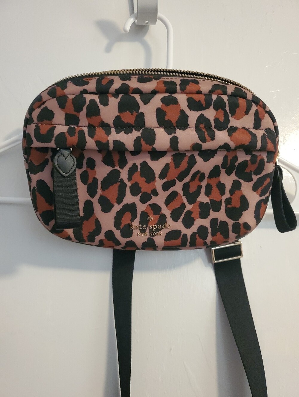 kate spade Leopard Print Crossbody Belt Bag